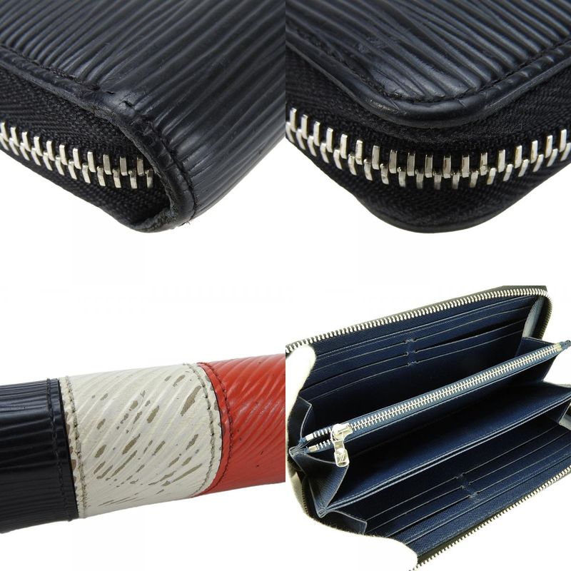 Louis Vuitton Long Wallet Zippy Wallet M62983 Epi Leather Black Red White