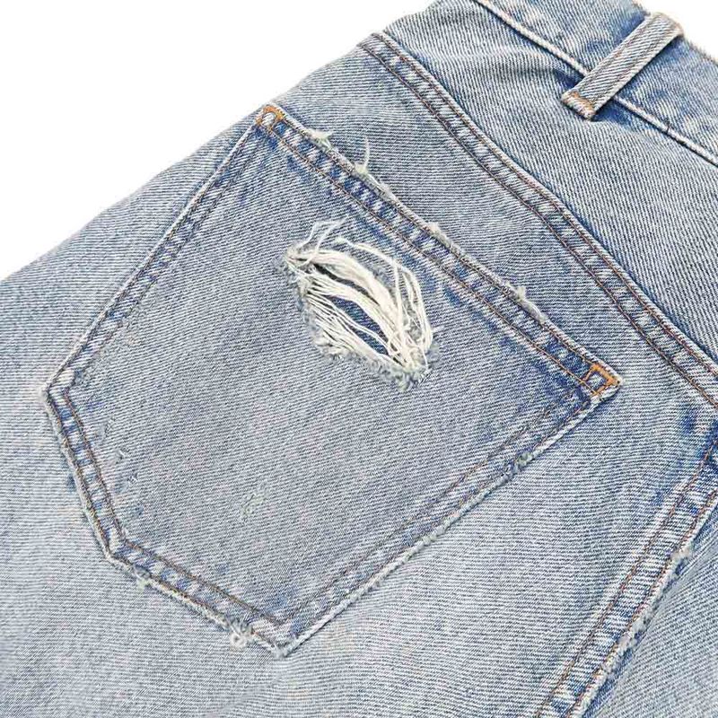 Celine Dame Denim Pants N946629v08zy 26 Size Light Blue Women's Apparel