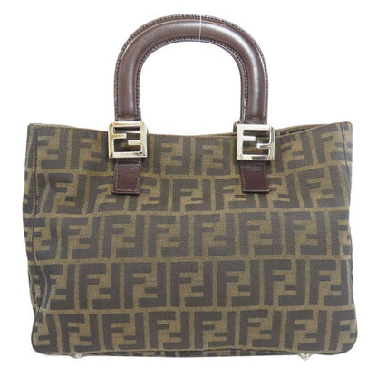 Fendi Zucca Pattern Tote Bag Canvas Women