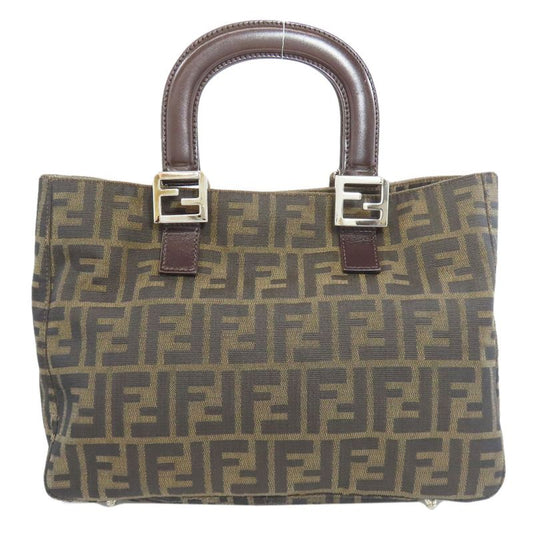 Fendi Zucca Pattern Tote Bag Canvas Women
