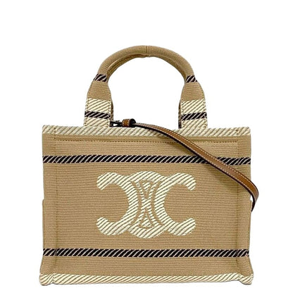 Celine 2-Way Bag Cabas Tice Small Beige