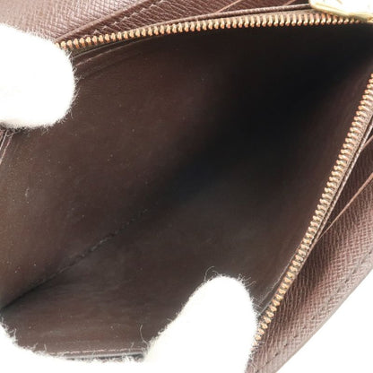 Louis Vuitton Portefeuille Sarah N63209 Damier Canvas Brown Ca0155 Unisex Long