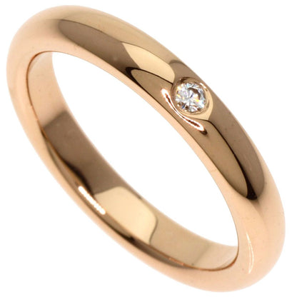 Tiffany & Co. Stacking Band Ring Diamond 18K Pink