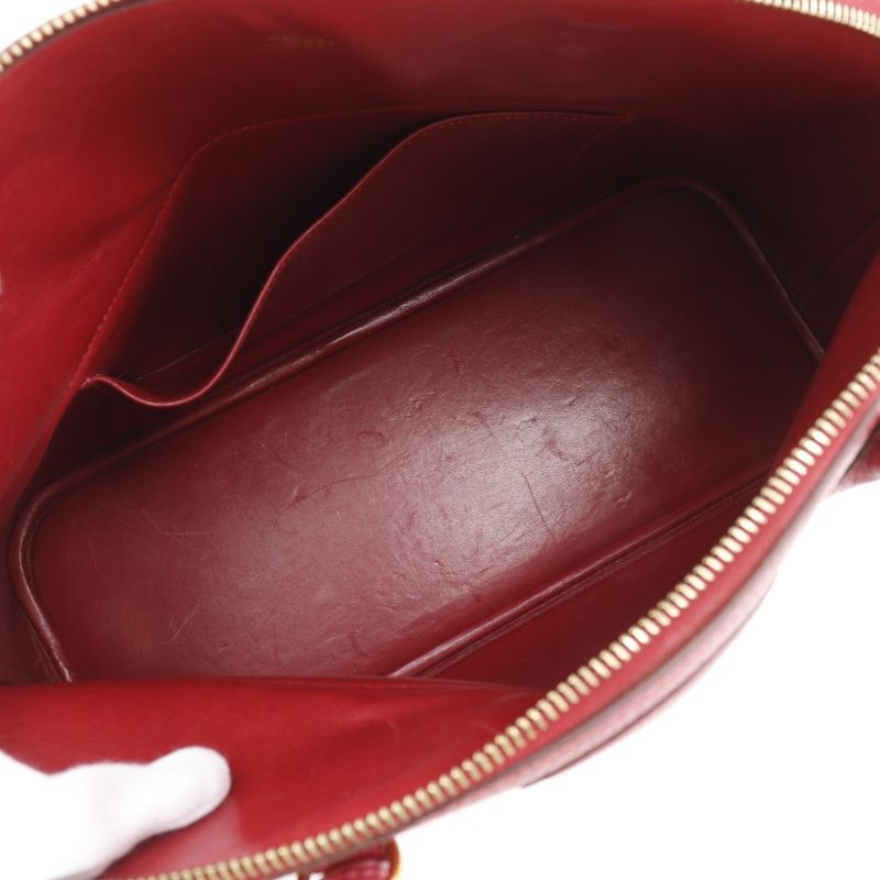Hermes Bolide 35 Ardennes Red □O Ladies Handbag