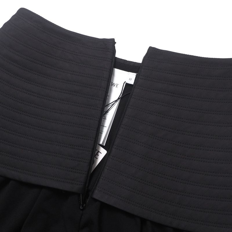 Loewe Skirt Size 32 Peplum Skirt Layered Flared Made In Italy