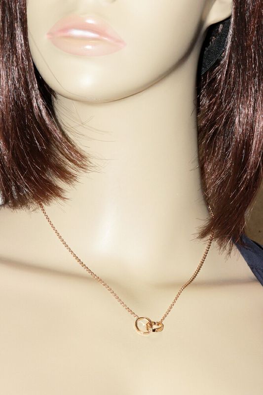Cartier Pendant Necklace 18K Pink Gold Baby Love Necklace Baby Love Pendant
