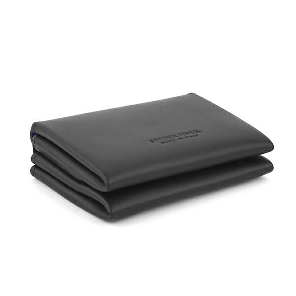 Bottega Veneta Card Case Nero/primary Blue