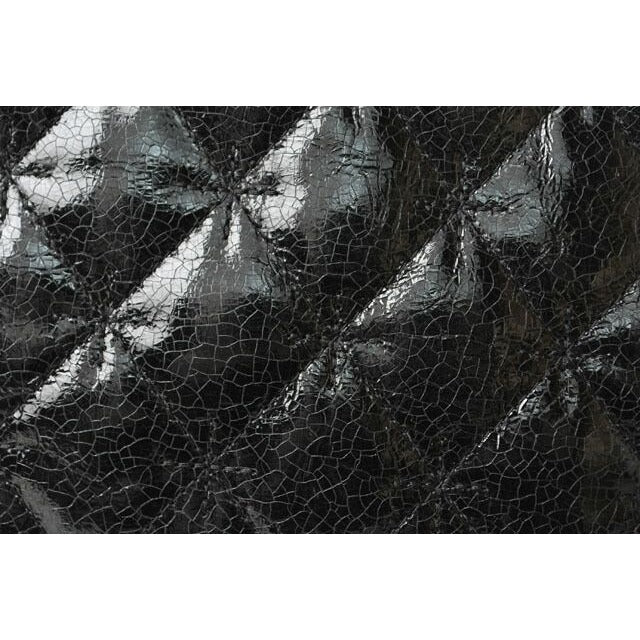 Chanel Tote Bag Chain Vintage Patent Leather Quilted Stitching Black — view 5