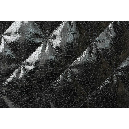 Chanel Tote Bag Chain Vintage Patent Leather Quilted Stitching Black — view 5