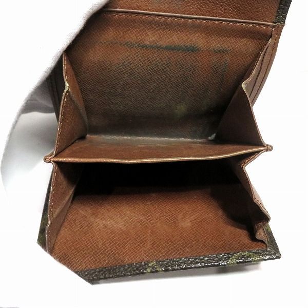 Louis Vuitton Monogram W Hook Porte Monebier M61660 Bifold Wallet Unisex