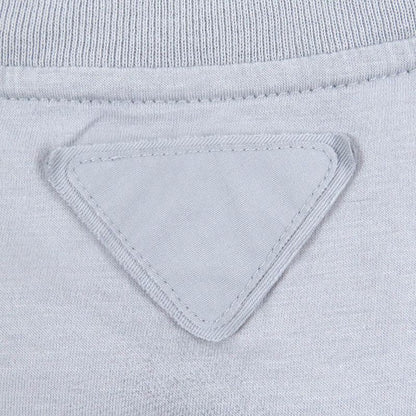 Prada 22SS Ujn822 100% Cotton Back Print Short Sleeve Cut And Sewn Short Sleeve