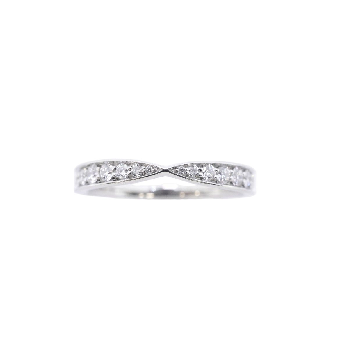 Tiffany & Co Ring Harmony Beads Set Platinum Diamond — view 2