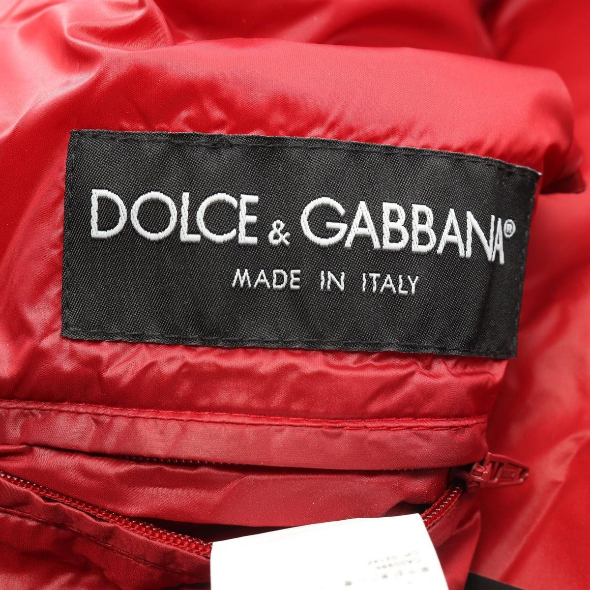 Dolce & Gabbana Down Vest Black. Bordeaux — view 3