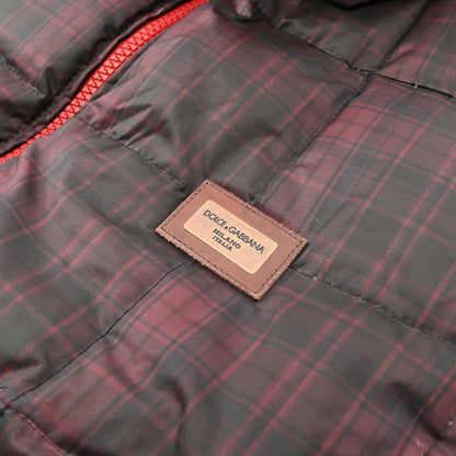 Dolce & Gabbana Down Vest Black. Bordeaux — view 9