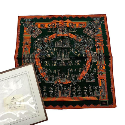 Hermes Astres Et Soleils Celestial Bodies And The Sun Silk Scarf Multicolor Box