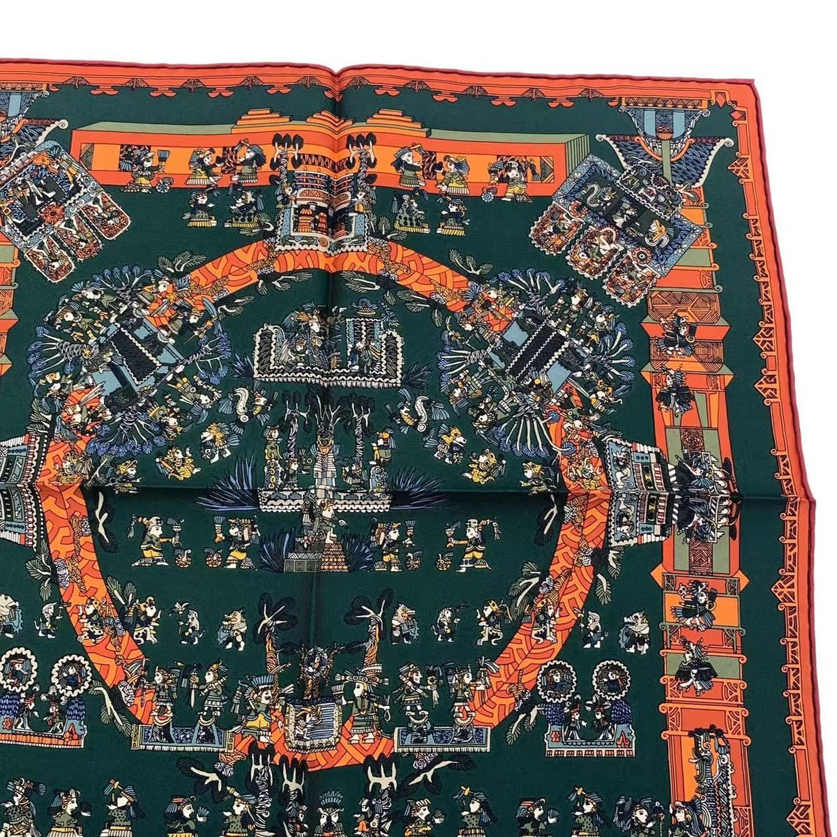 Hermes Astres Et Soleils Celestial Bodies And The Sun Silk Scarf Multicolor Box — view 4
