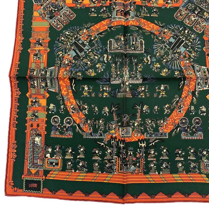 Hermes Astres Et Soleils Celestial Bodies And The Sun Silk Scarf Multicolor Box — view 5