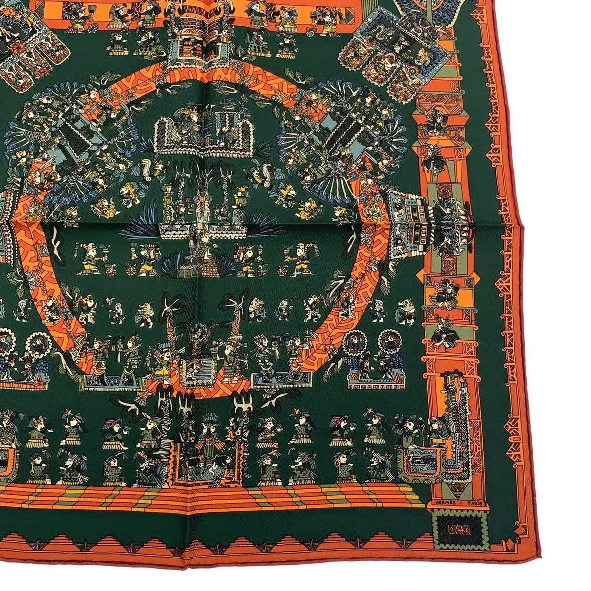Hermes Astres Et Soleils Celestial Bodies And The Sun Silk Scarf Multicolor Box — view 6
