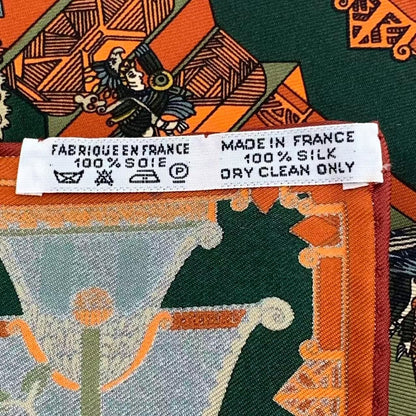 Hermes Astres Et Soleils Celestial Bodies And The Sun Silk Scarf Multicolor Box — view 8