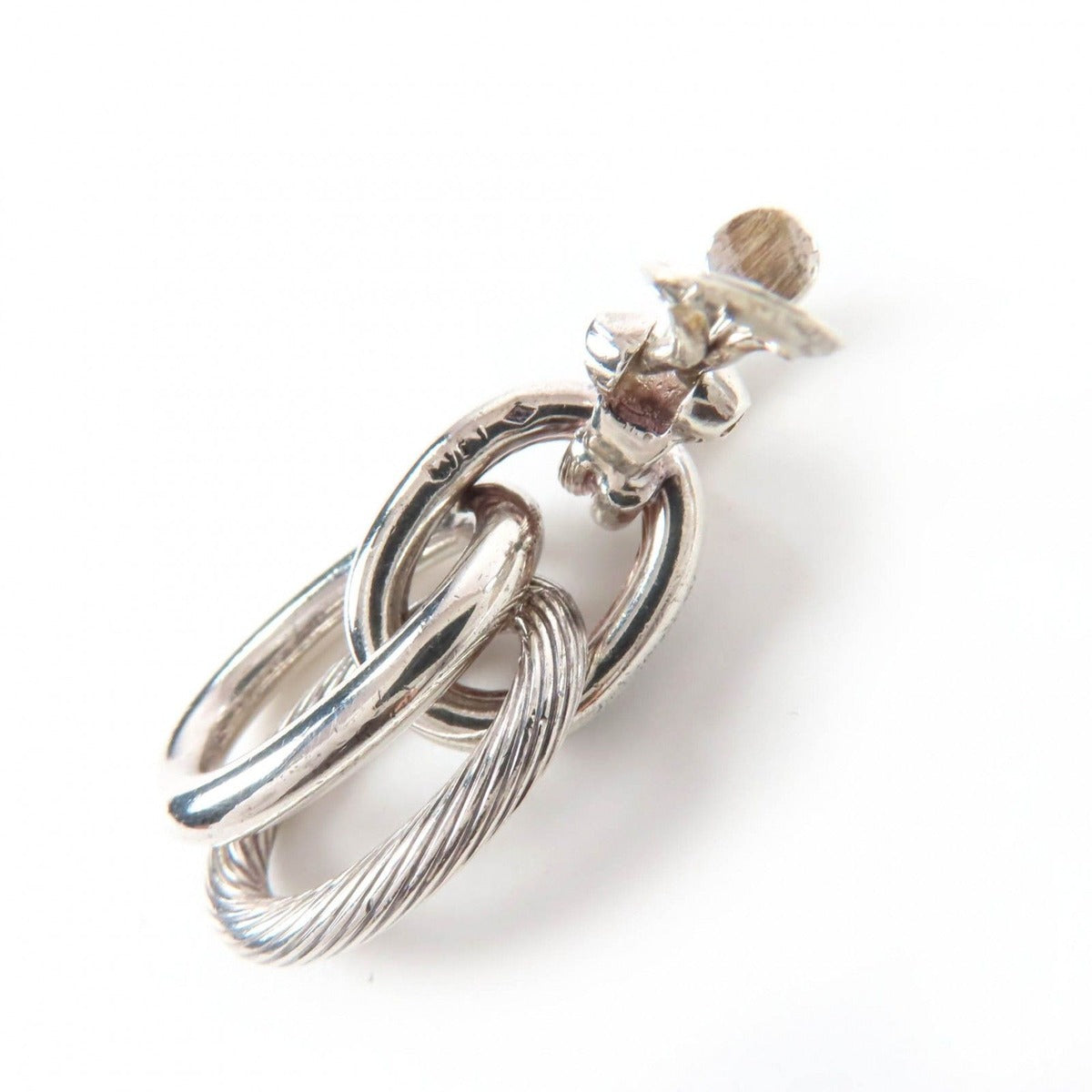 Hermes Vintage Destrier Earrings 925 Sterling Silver Weight — view 4