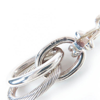 Hermes Vintage Destrier Earrings 925 Sterling Silver Weight — view 6