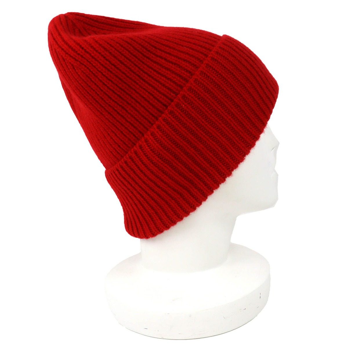 Louis Vuitton Bonnet LV Ahead Cashmere Logo Beanie Knit Cap Red Recommended — view 3
