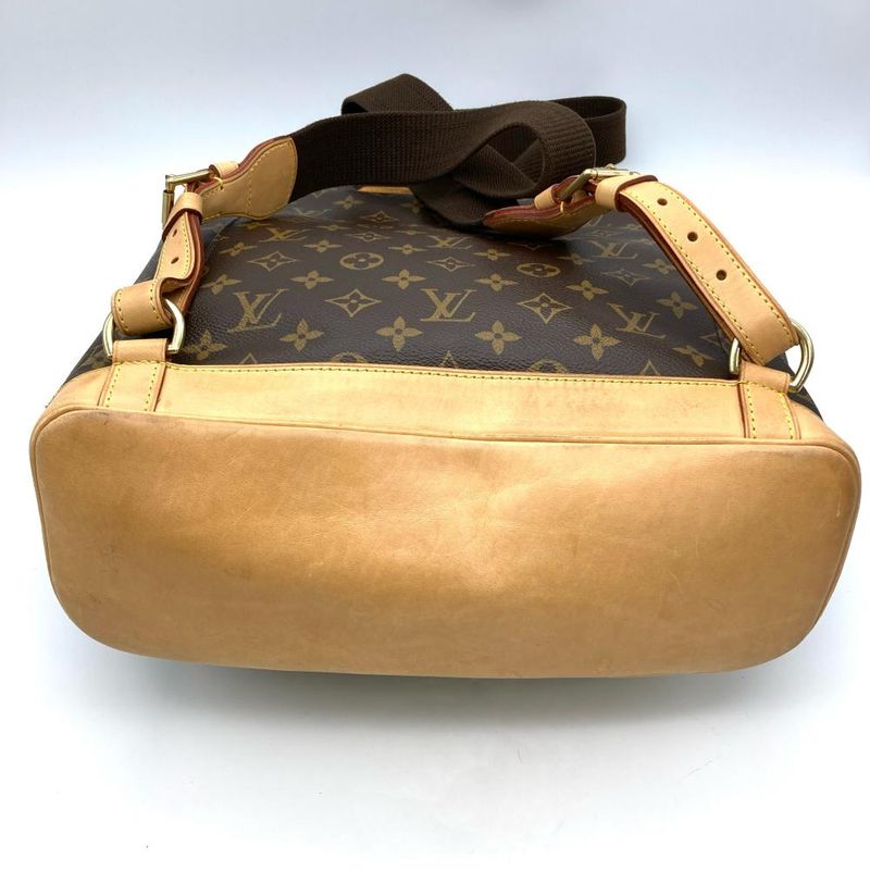 Louis Vuitton Montsouris GM Backpack Monogram Canvas M51135 Brown
