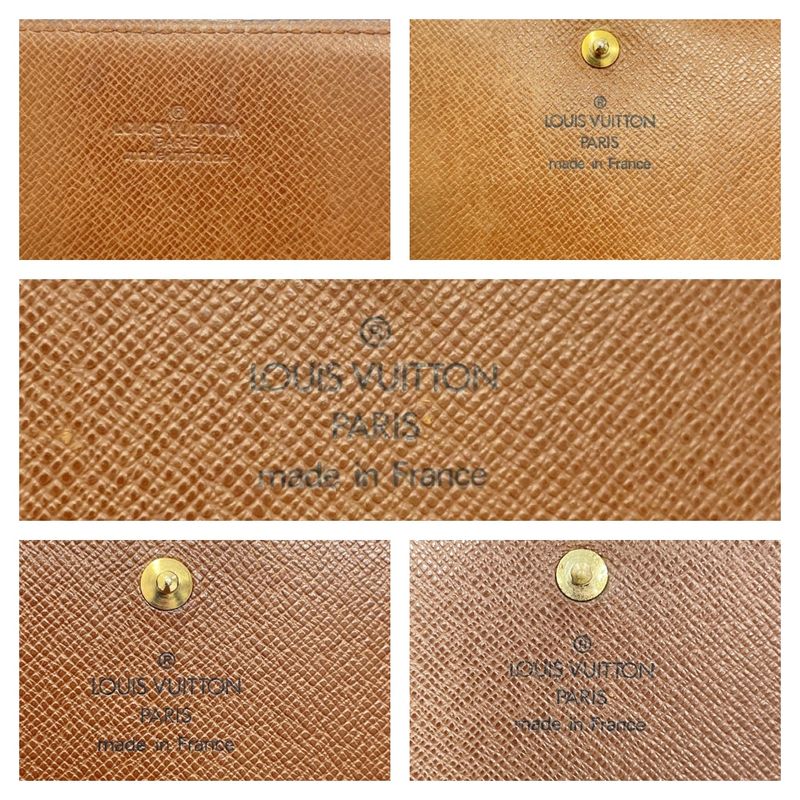 Louis Vuitton Monogram PVC Wallet 5-Piece Set Brown 403622 Long Wallet