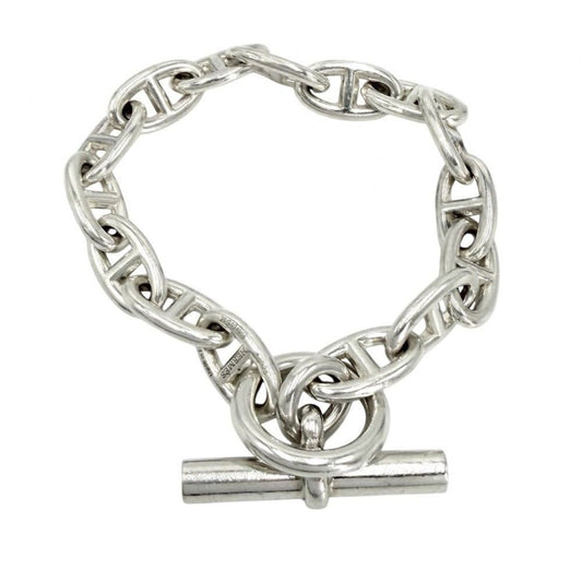 Hermes Bracelet Chaine D'ancre GM 16 Links 925 Sterling Silver