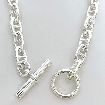 Hermes Necklace Chaine D'ancre GM 29 Frames Silver Excellent Condition Ag