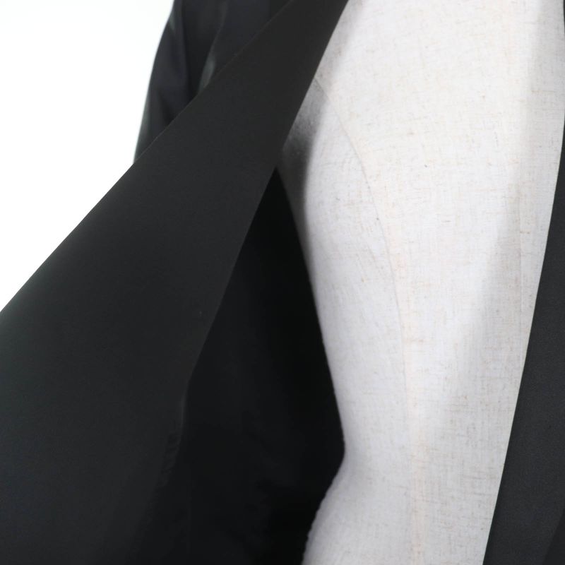 Celine Wool Silk Phoebe Period Crombie Chester Coat Black 34 Made In Italy