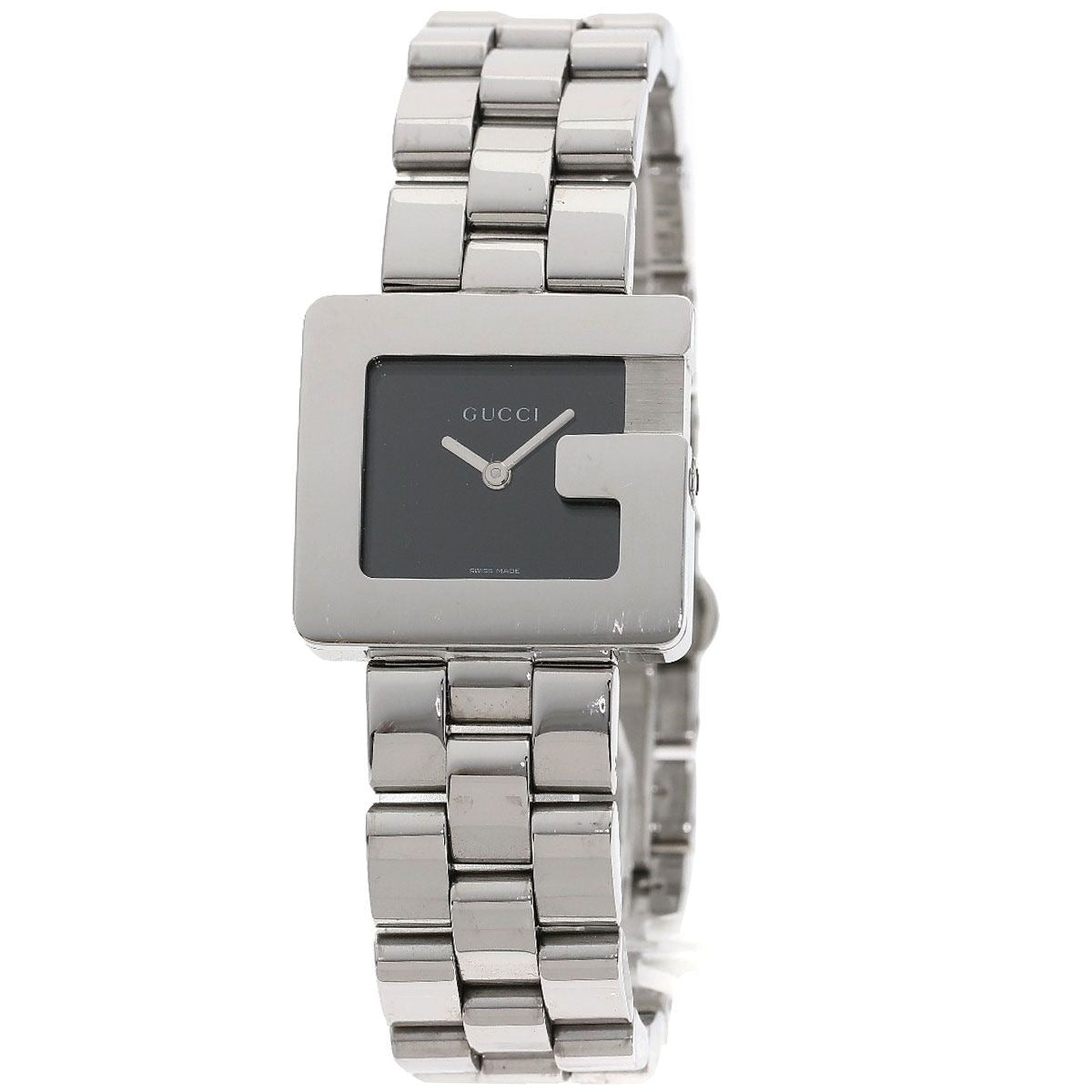 Gucci Logo Square Face Watch SS Boys