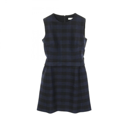 Dior Dress Navy Wool Black