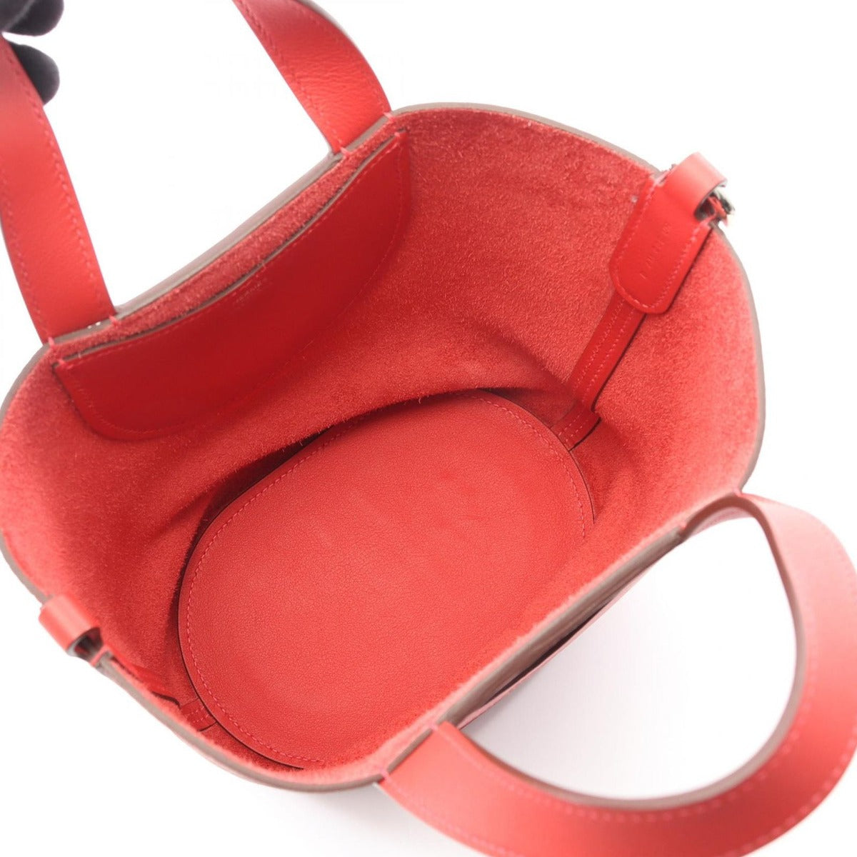 Hermes Handbag In The Loop 18 ck Rouge Casac Leather — view 3