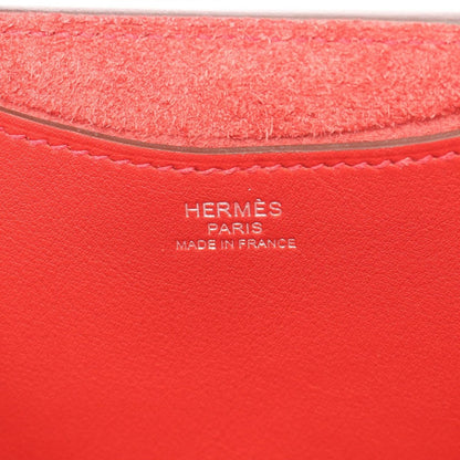 Hermes Handbag In The Loop 18 ck Rouge Casac Leather — view 4