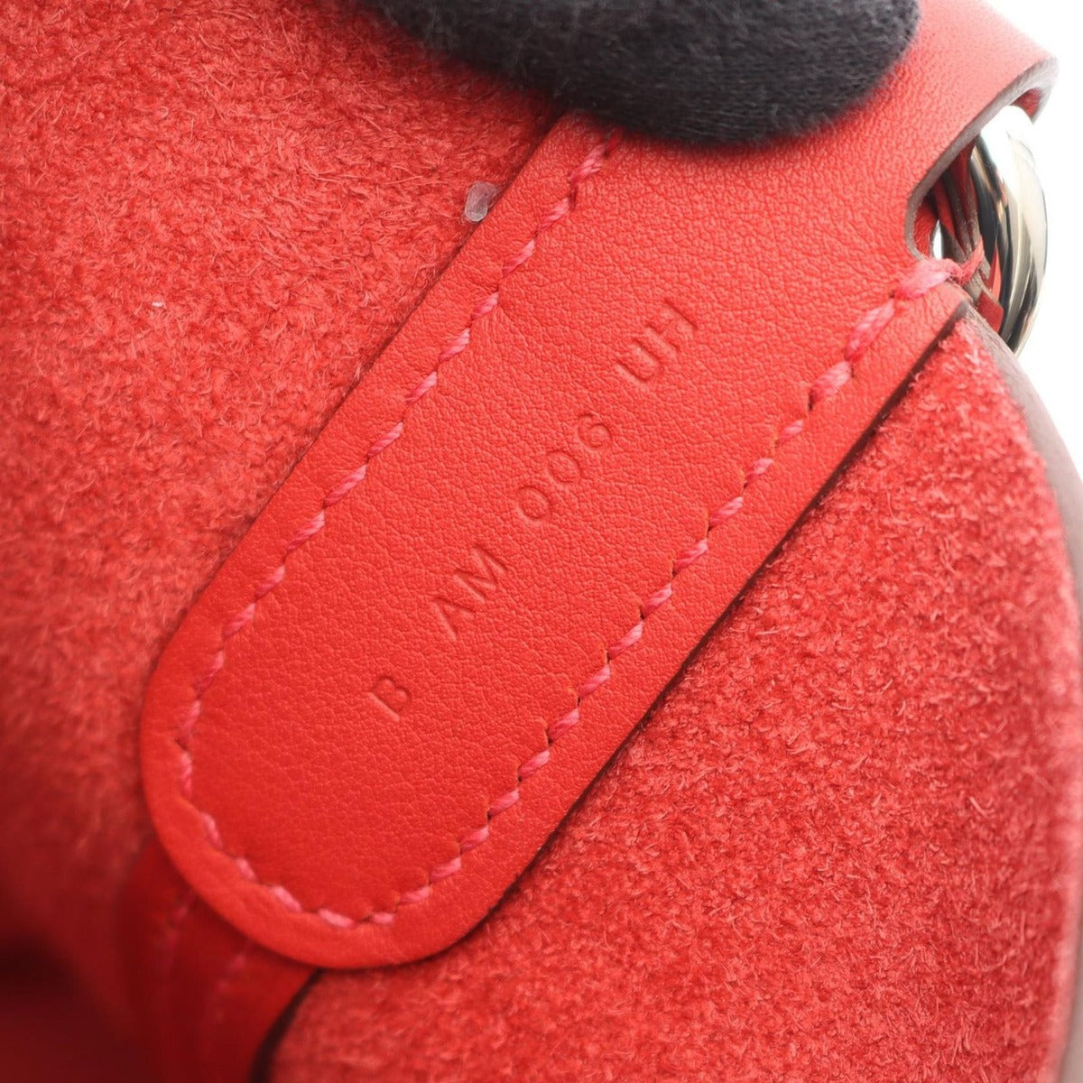 Hermes Handbag In The Loop 18 ck Rouge Casac Leather — view 5