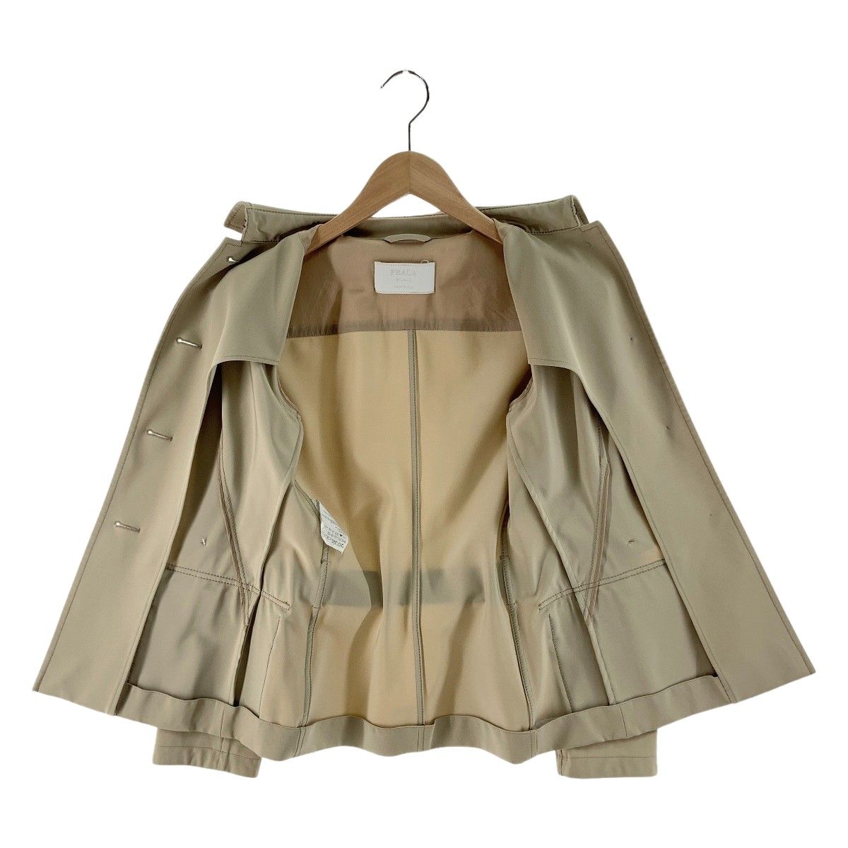 Prada Safari Jacket Jacket Size 38 Ivory