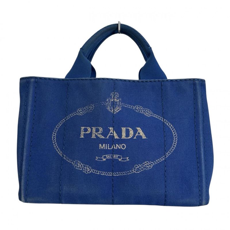Prada B2439g Shoulder Bag Canapa Tote Mini Tote Bag Prada Blue