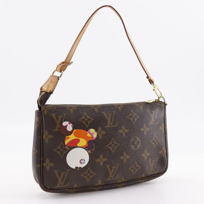 Louis Vuitton Pochette Accessoire Panda M51981 Monogram Canvas Brown Vi1004