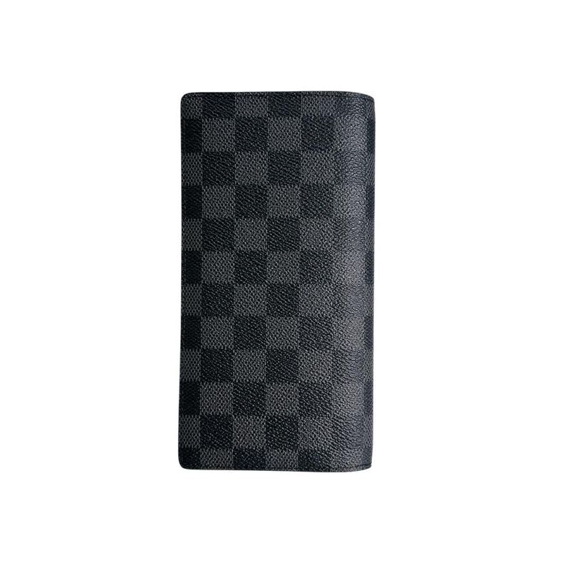 Louis Vuitton N62665 Damier Graphite Foldable Portefeuille Blazer Long Wallet