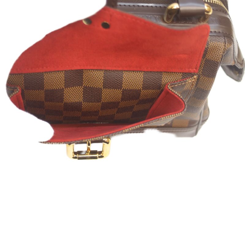 Louis Vuitton 08 N51201 Damier Knightsbridge Handbag Brown Ladies