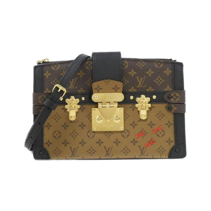 Louis Vuitton Monogram Reverse Trunk Clutch Shoulder Bag