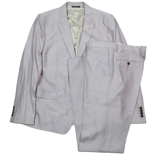 Dolce & Gabbana Suit Set Tapered Jacket Pants 54 Gray