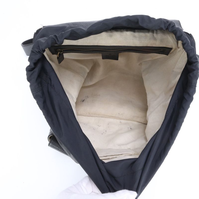 Gucci GG Marmont 429007 Leather Backpack Sac Backpack Shoulder Bag Genuine