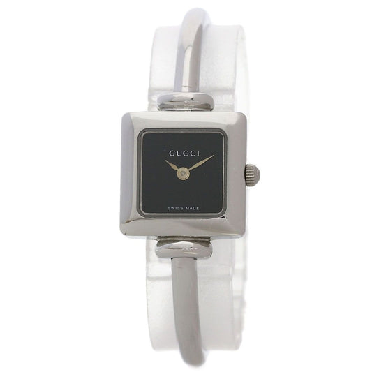 Gucci Square Face Bangle Watch SS