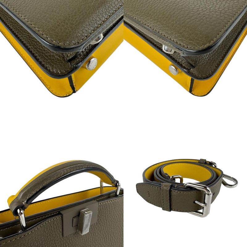 Fendi Shoulder Bag Handbag Peekaboo Iseeu X-cross 7va530-ah8z