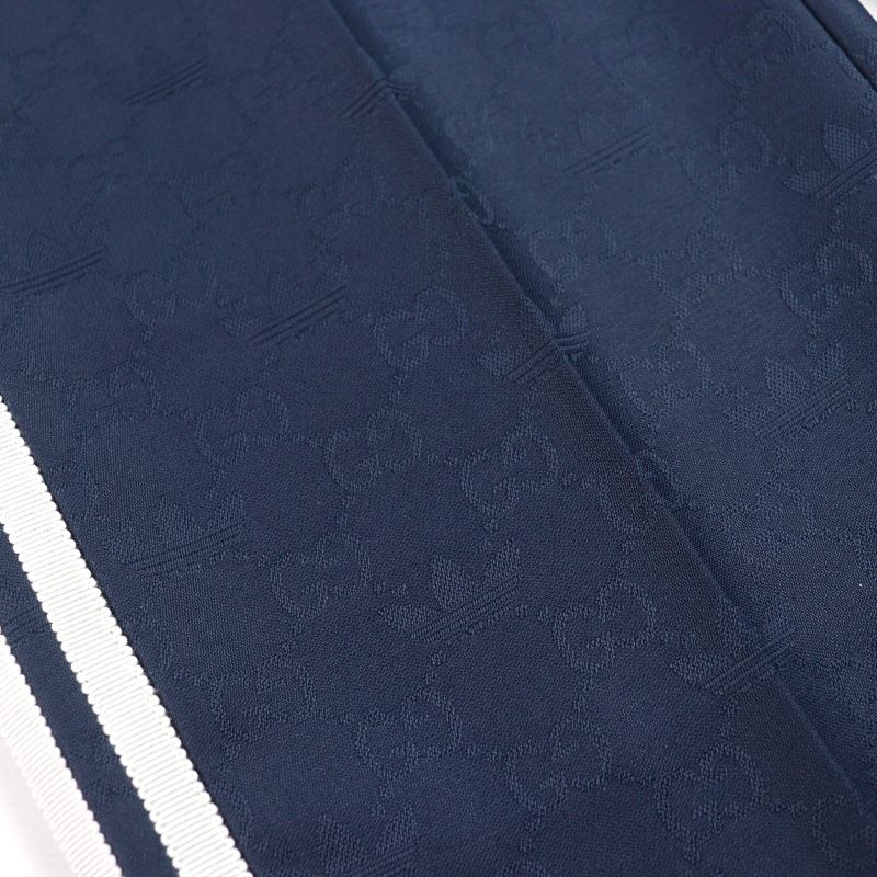 Gucci X Adidas Gucci X Adidas 710399 Trefoil Jacquard GG Logo Sideline Slacks