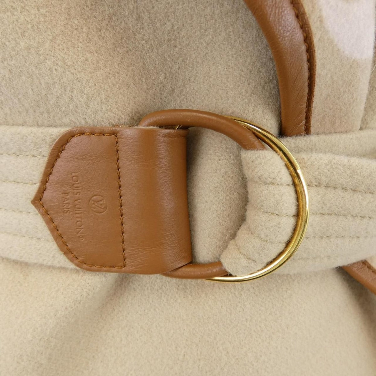 Louis Vuitton Belted Double Face Dead Wrap Coat — view 7