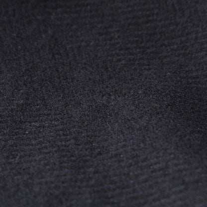 Hermes Wool Cashmere Herringbone Chester Coat Outerwear Navy 48