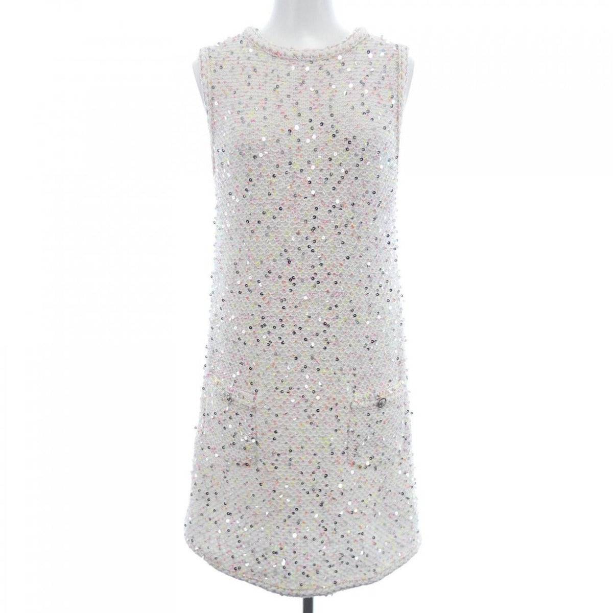 Chanel Dress White 38
